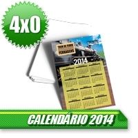 CALENDÁRIO DE PAREDE A4 20x27 - 4x0 - 50UN